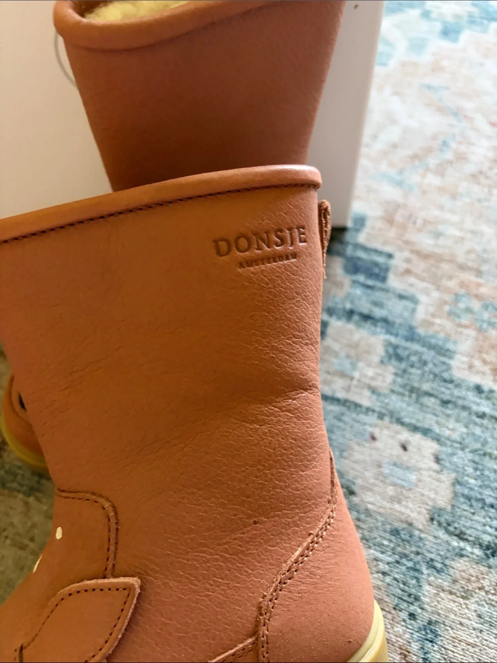 NIB $159 Donsje Amsterdam Wadudu Deer Boots Euro 24, US 8